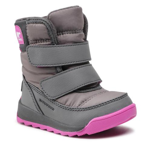 Μπότες Χιονιού Sorel Toddler Whitney II Strap Wp NV3919 Quarry/Grill 052