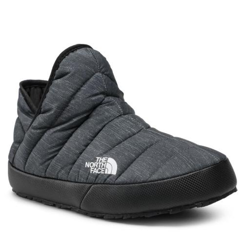 Παντόφλες Σπιτιού The North Face Thermoball Traction Bootie NF0A331H4111 Phantom Grey Heather Print/Tnf Black