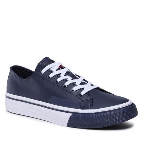 Πάνινα παπούτσια Tommy Jeans Lace Vulc Ess EM0EM01047 Twilight Navy C87