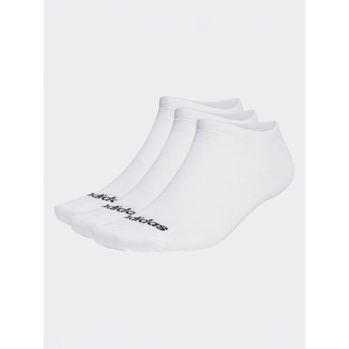 Κάλτσες σοσόνια Unisex adidas Thin Linear Low-Cut Socks 3 Pairs HT3447 white/black