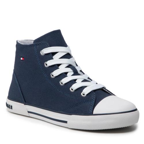 Sneakers Tommy Hilfiger Higt Top Lace-Up Sneaker T3X4-32209-0890 S Blue 800