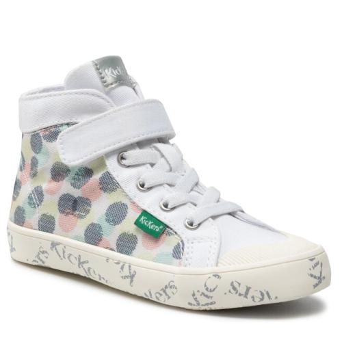 Sneakers Kickers Godup 858435-30 S Blanc Pois Multico 33