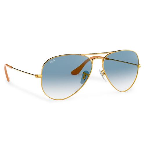 Γυαλιά ηλίου Ray-Ban Aviator Large Metal 0RB3025 001/3F Gold/Light Blue Gradient