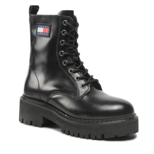 Ορειβατικά παπούτσια Tommy Jeans Urban Tommy Jeans Lace Up Boot EN0EN01995 Black BDS