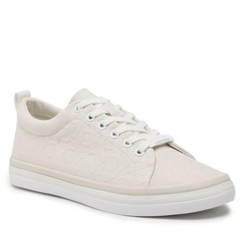 Πάνινα παπούτσια Calvin Klein Low Prof Vulc Lace Up HW0HW01410 Neutral Mono 02R