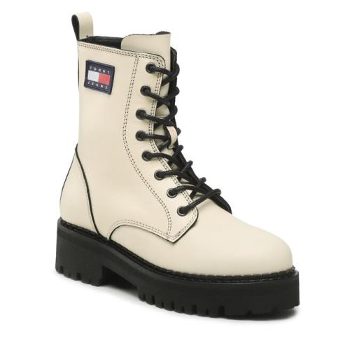 Ορειβατικά παπούτσια Tommy Jeans Urban Tommy Jeans Piping Boot EN0EN01997 Ivory YBI