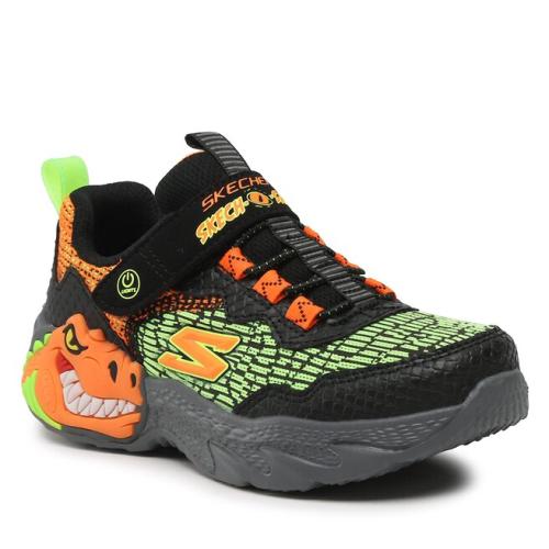 Αθλητικά Skechers Dino Lights 400615L/BKOR Black/Orange