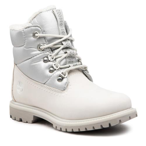 Ορειβατικά παπούτσια Timberland 6'' Prem Puffer Bt Wp TB0A44WJ143 White Nubuck Silver