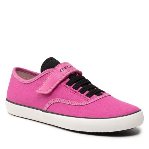 Πάνινα παπούτσια Geox J Gisli G. A J254NA 00010 C8062 D Fuchsia/Black