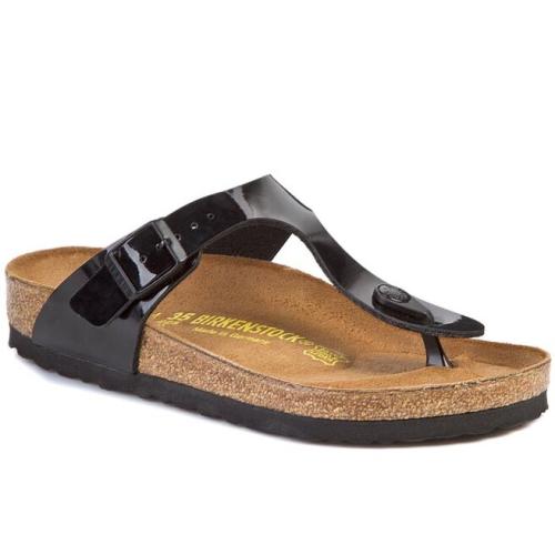 Σαγιονάρες Birkenstock Gizeh 043661 Μαύρο