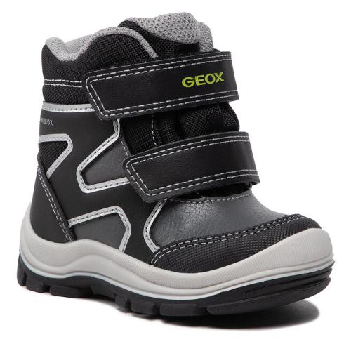 Μπότες Χιονιού Geox B Flanfil B.B Abx D B263VD 0FU54 C0017 M Black/Grey