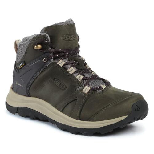 Παπούτσια πεζοπορίας Keen Terradora II Leather Mid Wp 1023730 Magnet/Plaza Taupe