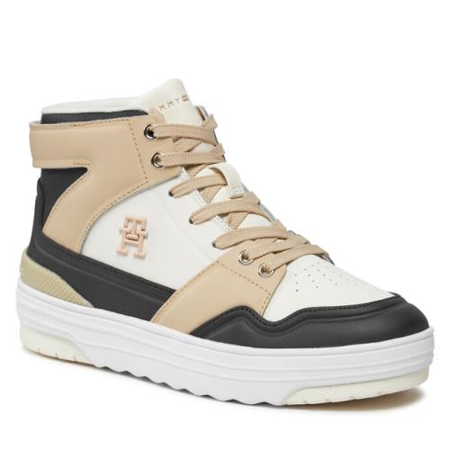 Αθλητικά Tommy Hilfiger Th Basket Sneaker Hi FW0FW07757 White Clay AES