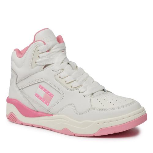 Αθλητικά Tommy Jeans Tjw New Basket Mc EN0EN02379 Ecru / Pink Allert YBL