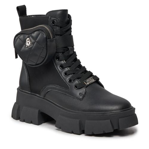 Ορειβατικά παπούτσια Steve Madden Tanker-H Bootie SM19000035 SM19000035-017 Black Leather