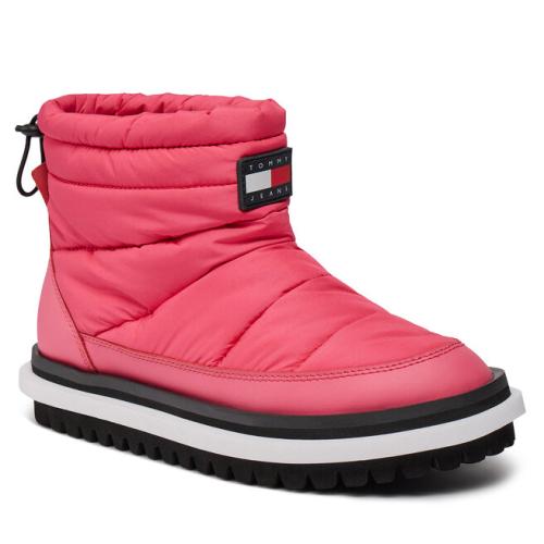 Μποτάκια Tommy Jeans Tjw Padded Flat Boot EN0EN02292 Pink Alert THW