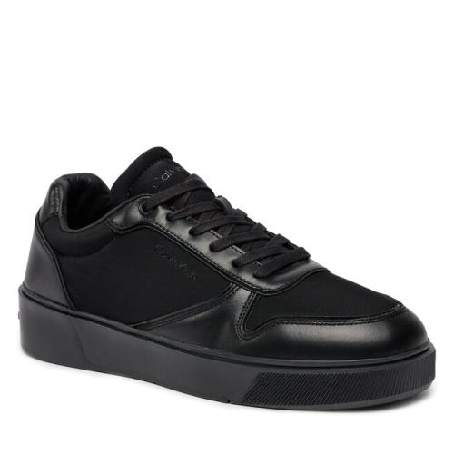 Αθλητικά Calvin Klein Low Top Lace Up W/ Stitch HM0HM01368 Triple Black 0GJ