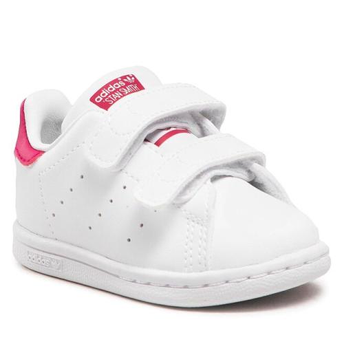 Παπούτσια adidas Stan Smith Cf 1 FX7538 Ftwwht/Ftwwht/Bopink