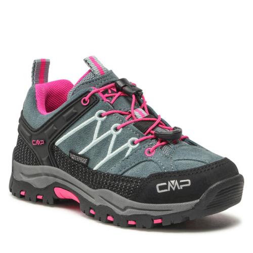 Παπούτσια πεζοπορίας CMP Kids Rigel Low Trekking Shoes Wp 3Q13244 Mineral Green/Purple Fluo