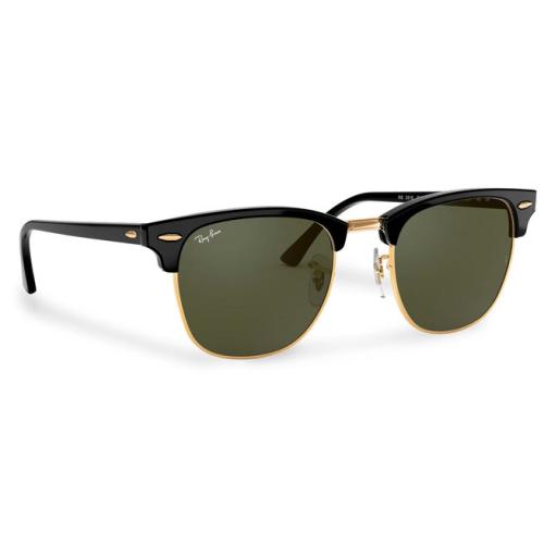 Γυαλιά ηλίου Ray-Ban Clubmaster 0RB3016 W0365 Black/Green Classic