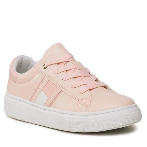 Αθλητικά Tommy Hilfiger Flag Low Cut Lace-Up Sneaker T3A9-32703-1355 S Pink 302