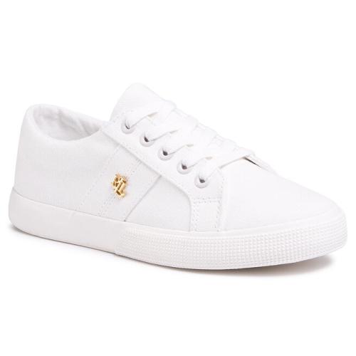 Πάνινα παπούτσια Lauren Ralph Lauren Janson II 802804598001 White