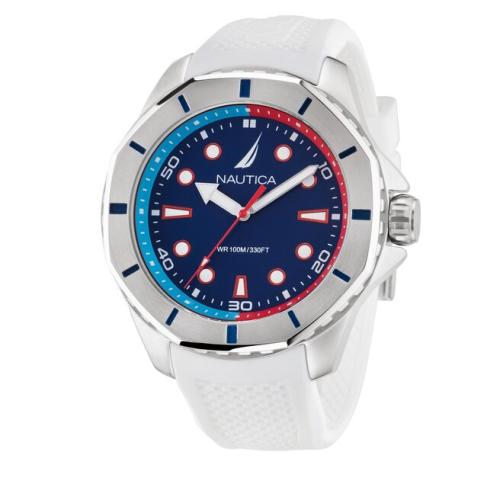 Ρολόι Nautica NAPKMS305 Silver/Blue