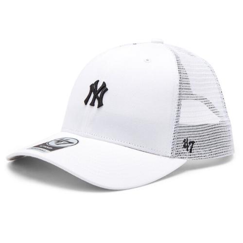 Καπέλο Jockey 47 Brand MLB New York Yankees Base Runner Mesh '47 MVP B-BRNMS17CTP-WHA White