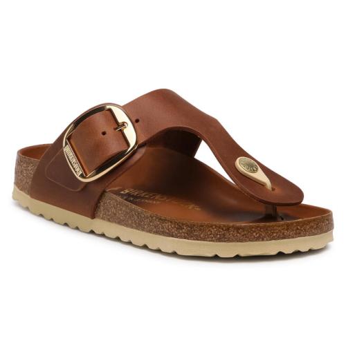 Σαγιονάρες Birkenstock Gizeh Big Buckle 1018785 Cognac