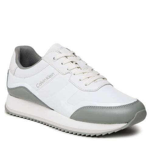 Αθλητικά Calvin Klein Low Top Lace Up Heat Bond HM0HM00551 White/Granite Road 0K8