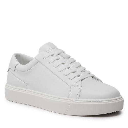 Αθλητικά Calvin Klein Low Top Lace Up Lth Sm HM0HM01018 Triple White 0K4