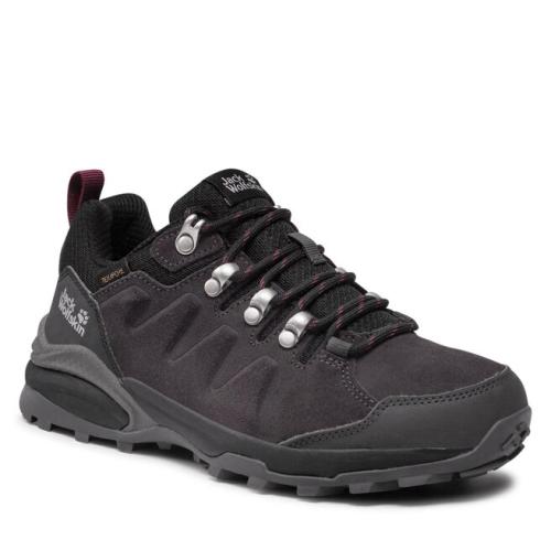 Παπούτσια πεζοπορίας Jack Wolfskin Refudio Texapore Low W 4050821 Dark Steel/Purple