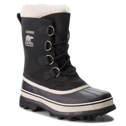 Μπότες Χιονιού Sorel Caribou NL1005 Black/Stone 011