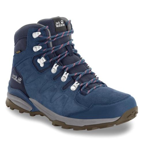 Παπούτσια πεζοπορίας Jack Wolfskin Refugio Texapore Mid W 4050871 Dark Blue / Grey