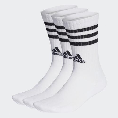 Κάλτσες Ψηλές Unisex adidas 3-Stripes Cushioned Crew Socks 3 Pairs HT3458 white/black