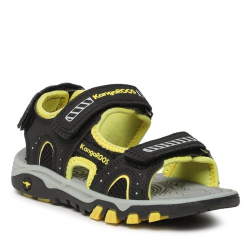 Σανδάλια KangaRoos K-Celtic Kento 10048 000 5094 M Jet Black/Lemon Chrome