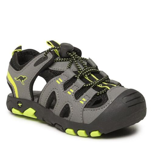 Σανδάλια KangaRoos K-Trek Jam 10046 000 2221 M Steel Gray/Limetta