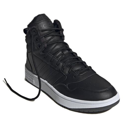 Παπούτσια adidas Hoops 3.0 Mid Lifestyle Basketball Classic Fur Lining Winterized Shoes GZ6679 Μαύρο