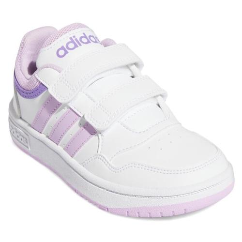 Παπούτσια adidas Hoops Lifestyle Basketball Hook-and-Loop Shoes IF5319 Λευκό