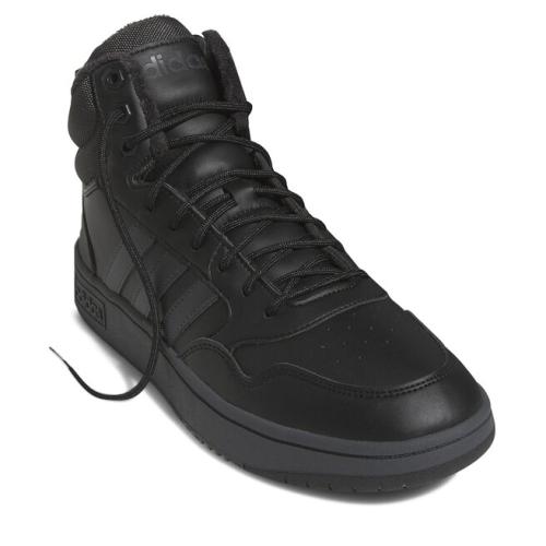 Παπούτσια adidas Hoops 3.0 Mid Lifestyle Basketball Classic Fur Lining Winterized Shoes GW6421 Μαύρο