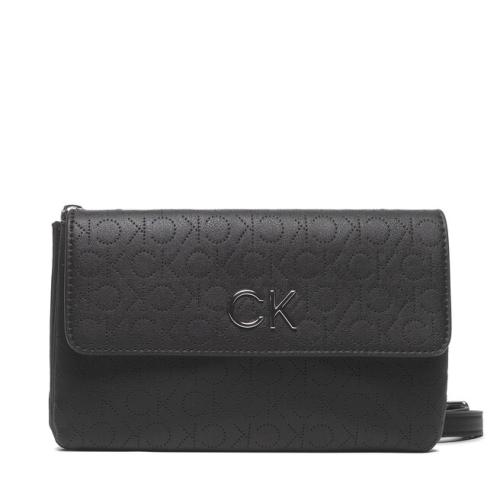 Τσάντα Calvin Klein Re-Lock Dbl Crossbody Bag Perf K60K609399 BAX