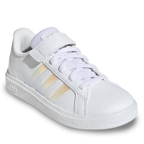 Παπούτσια adidas Grand Court Lifestyle Court Elastic Lace and Top Strap Shoes GY2327 Λευκό