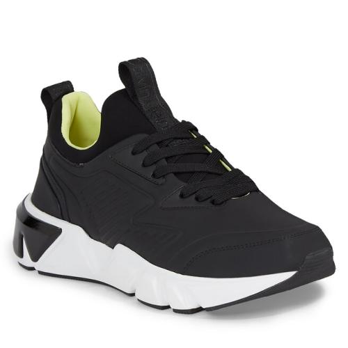 Αθλητικά Calvin Klein Low Top Lace Up Lth HM0HM00317 Black/Lime Citrus 0GQ