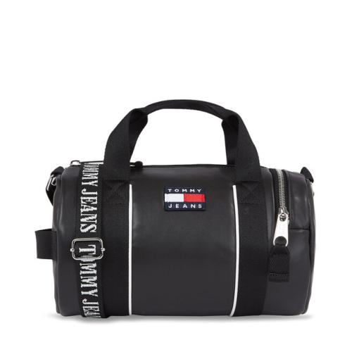 Τσάντα Tommy Jeans Tjw Heritage Barrel Bag AW0AW15431 Black BDS