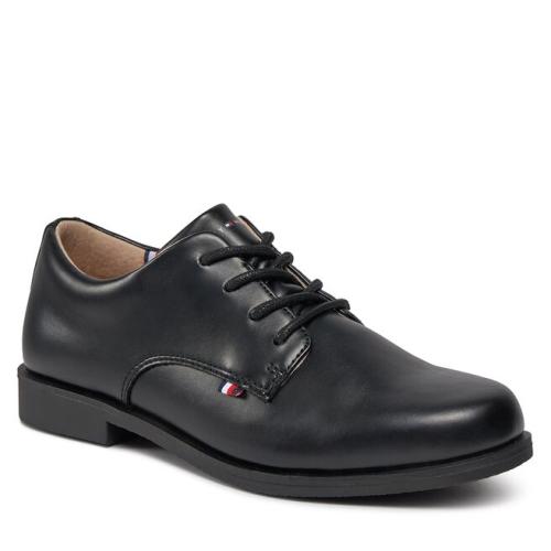 Κλειστά παπούτσια Tommy Hilfiger Low Cut Lace Up Shoe T3B4-33174-1355 Black 999