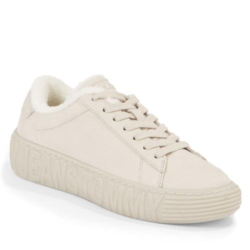 Αθλητικά Tommy Jeans Tommy Jeans New Cupsole Leat Wl EN0EN02274 Bleached Stone AEV