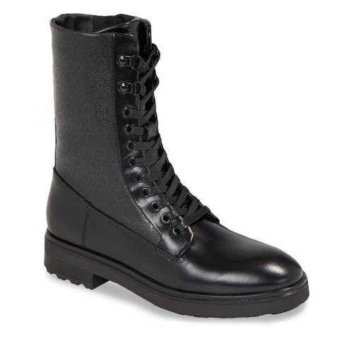 Ορειβατικά παπούτσια Calvin Klein Cleat Combat Boot - Epi Mono Mix HW0HW01713 Ck Black BEH