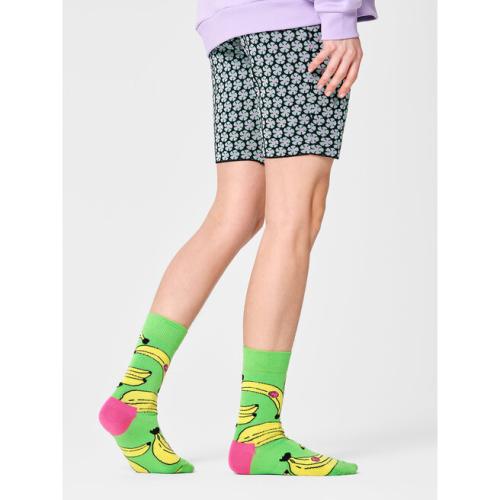 Κάλτσες Ψηλές Unisex Happy Socks BAN01-7000 Πράσινο