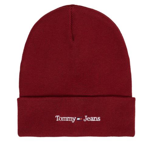 Σκούφος Tommy Jeans Tjw Sport Beanie AW0AW15473 Deep Rouge VLP