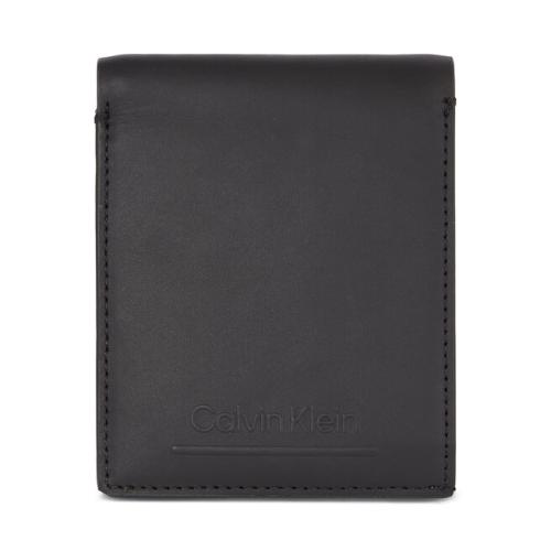 Ανδρικό Πορτοφόλι Calvin Klein Ck Must Bifold 5Cc W/Coin K50K510877 Ck Black Check BAX